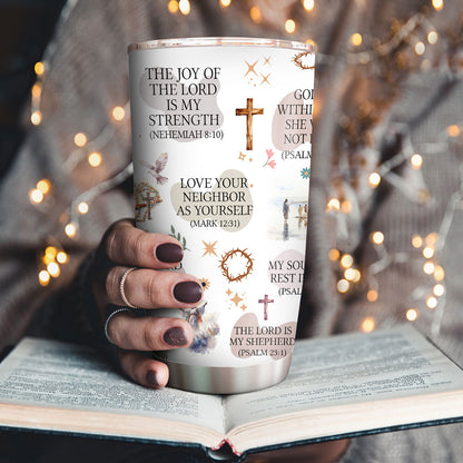 Faith-Inspired Mom Gift - Personalized Stainless Steel Tumbler