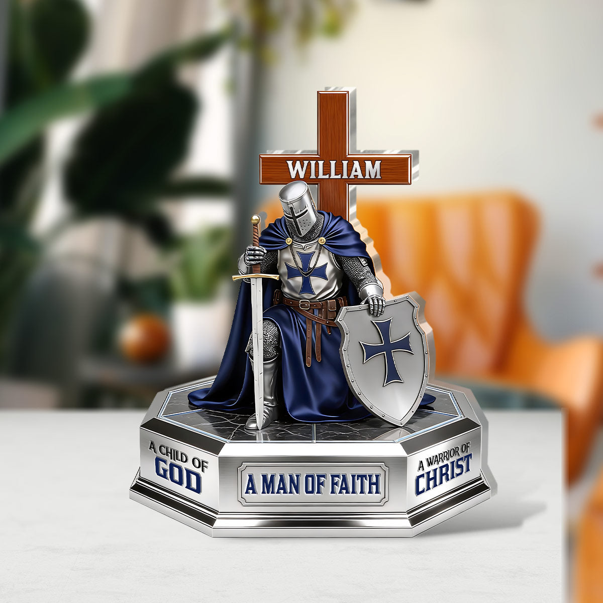A Man of God - Personalized Acrylic Plaque - Faith Keepsake GAPJS10160