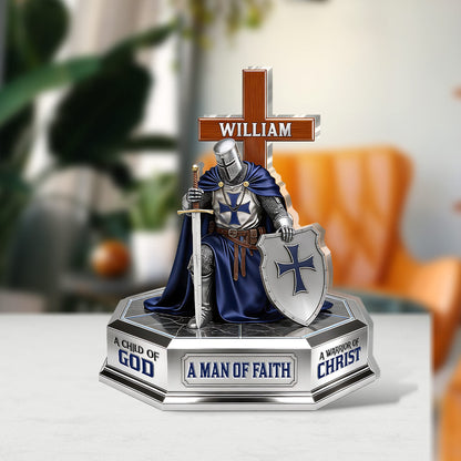 A Man of God - Personalized Acrylic Plaque - Faith Keepsake GAPJS10160
