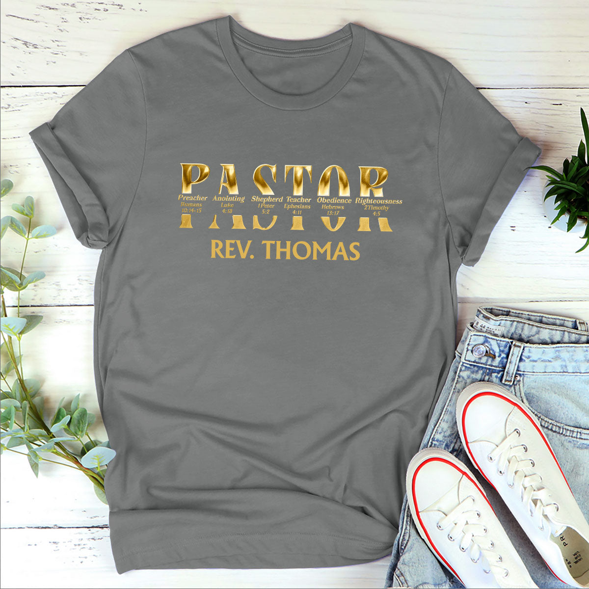 Pastor Appreciation - Personalized Unisex T-Shirt GMJSTS200043
