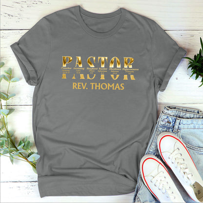 Pastor Appreciation - Personalized Unisex T-Shirt GMJSTS200043