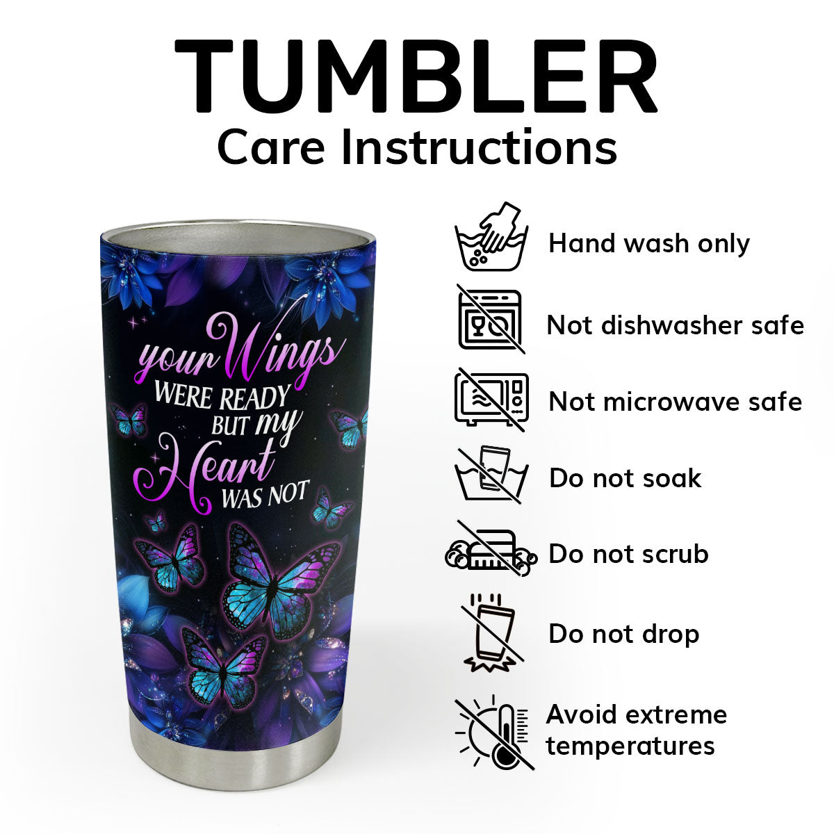Memorial - Custom Stainless Steel Tumbler