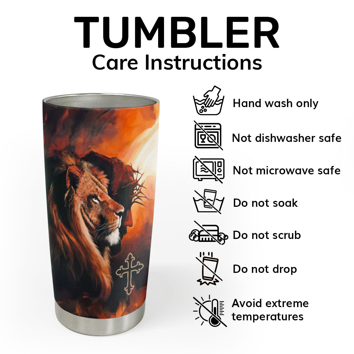 Know Jesus Know Peace - Personalized Stainless Steel Tumbler