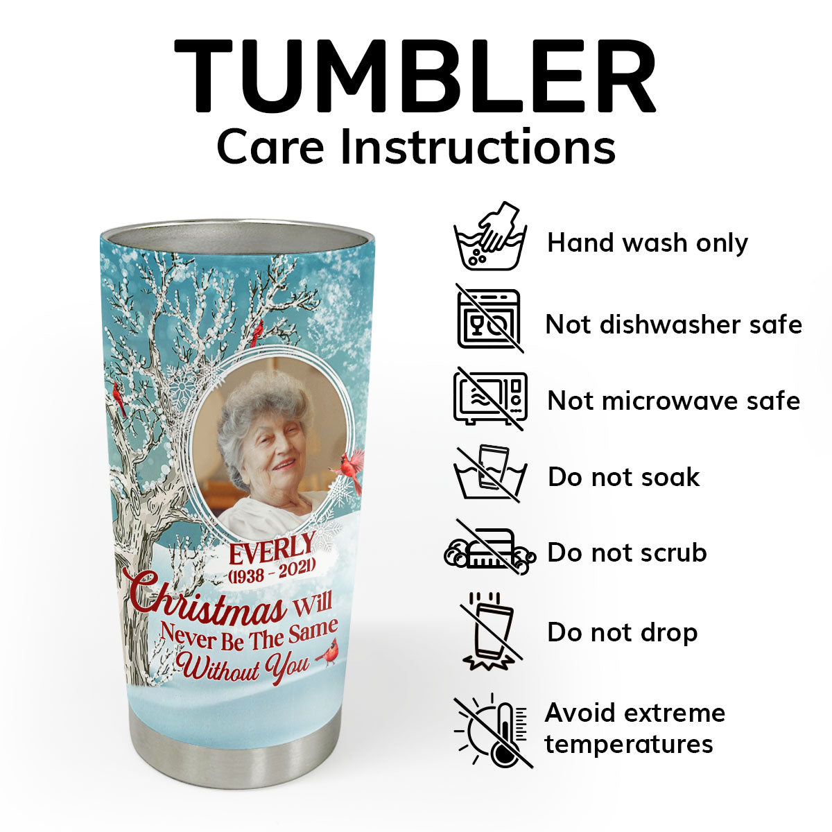 Christmas Will Never Be The Same - Personalized Tumbler