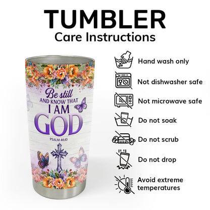 Love The Lord Your God - Personalized Stainless Steel Tumbler