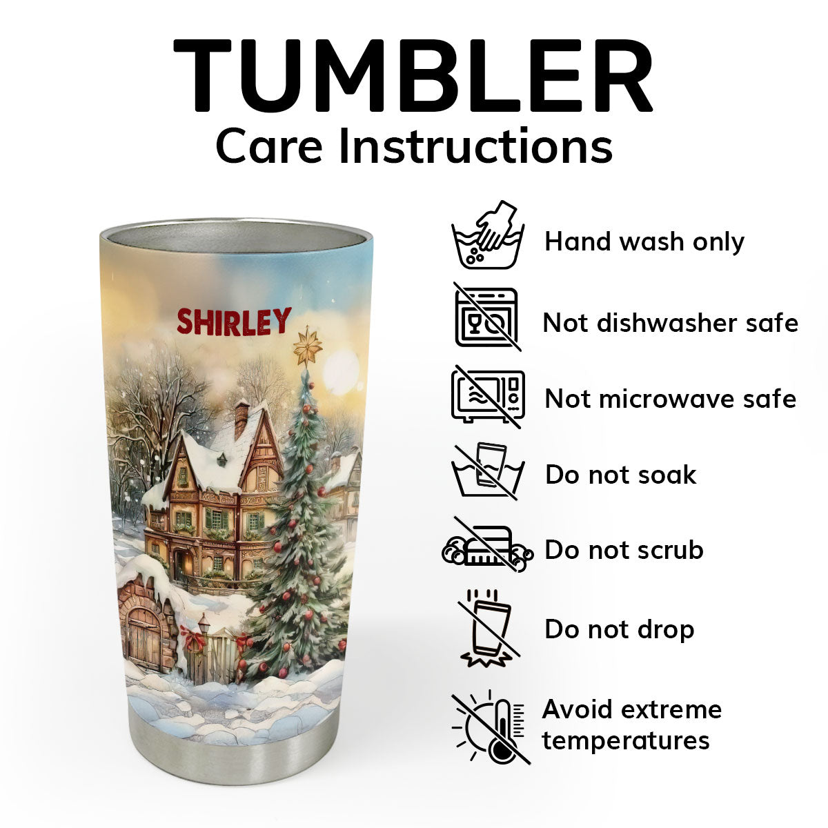 Way Maker Miracle Worker - Personalized Stainless Steel Tumbler