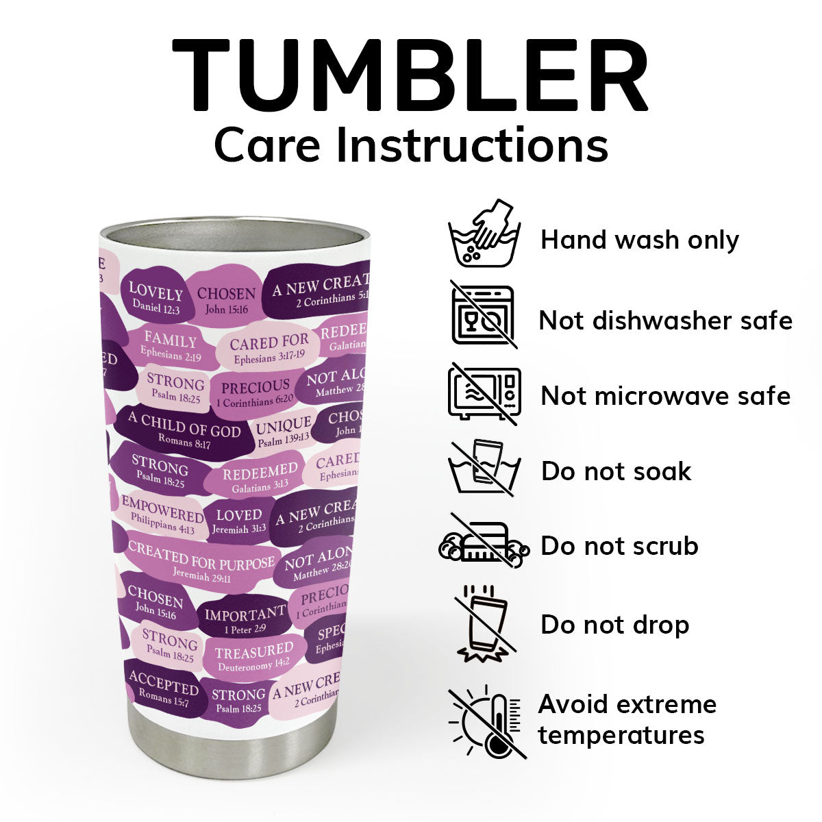 What God Says About You - Personalized Tumbler