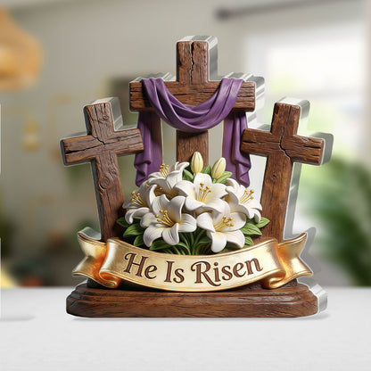Victory Of The Risen King - Custom Shaped Acrylic Plaque GAPJS10121