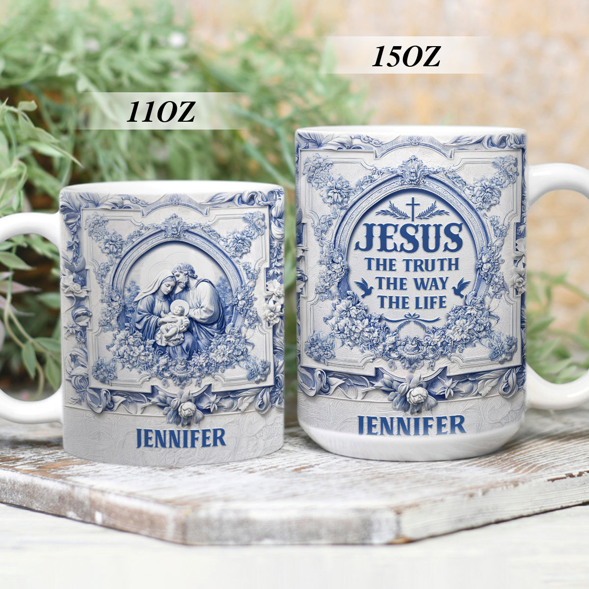 Jesus The Truth The Way The Life - Personalized Coffee Mug