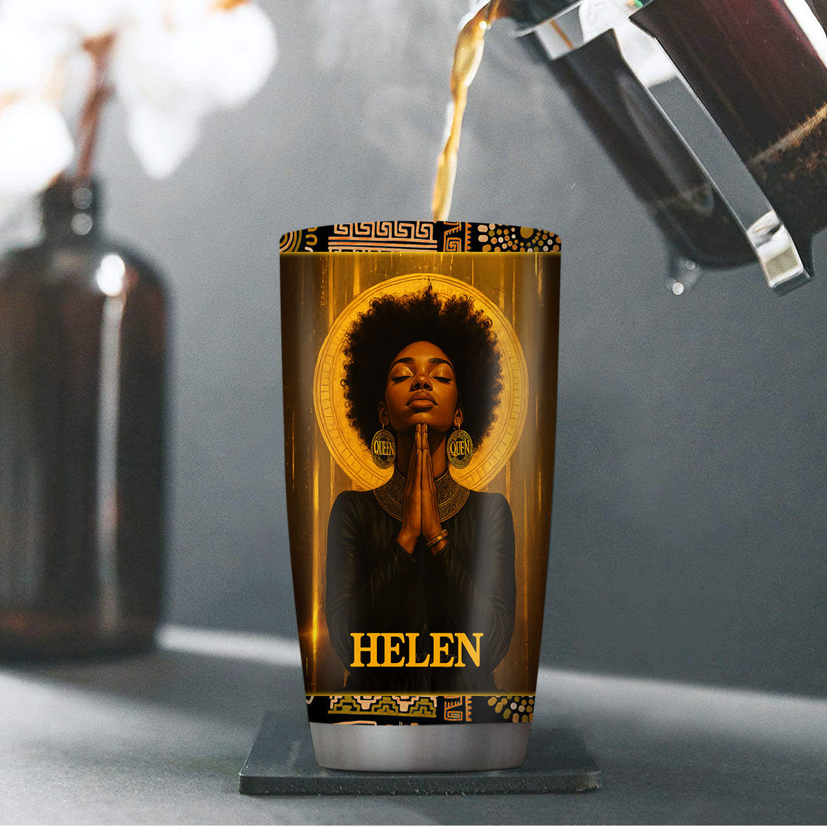 God Designed Me - Personalized Stainless Steel Tumbler
