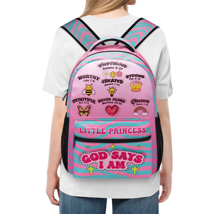 God Says I Am - Personalized Backpack for Daughter