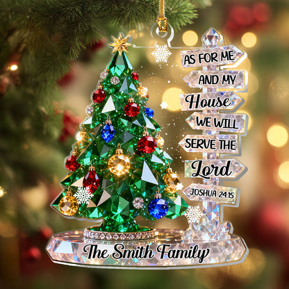 Bible Verse - Personalized Acrylic Ornament GOJS10027