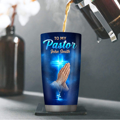 Faithful Pastor - Personalized Stainless Steel Tumbler 20oz
