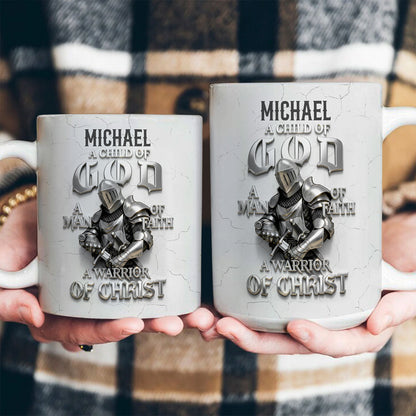 Warrior Of Christ - Personalized Ceramic Coffee Mug