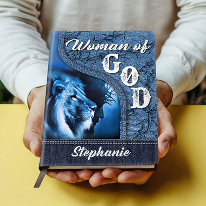 Man Of God - Personalized Leather Cover Notebook GMJSNB200073