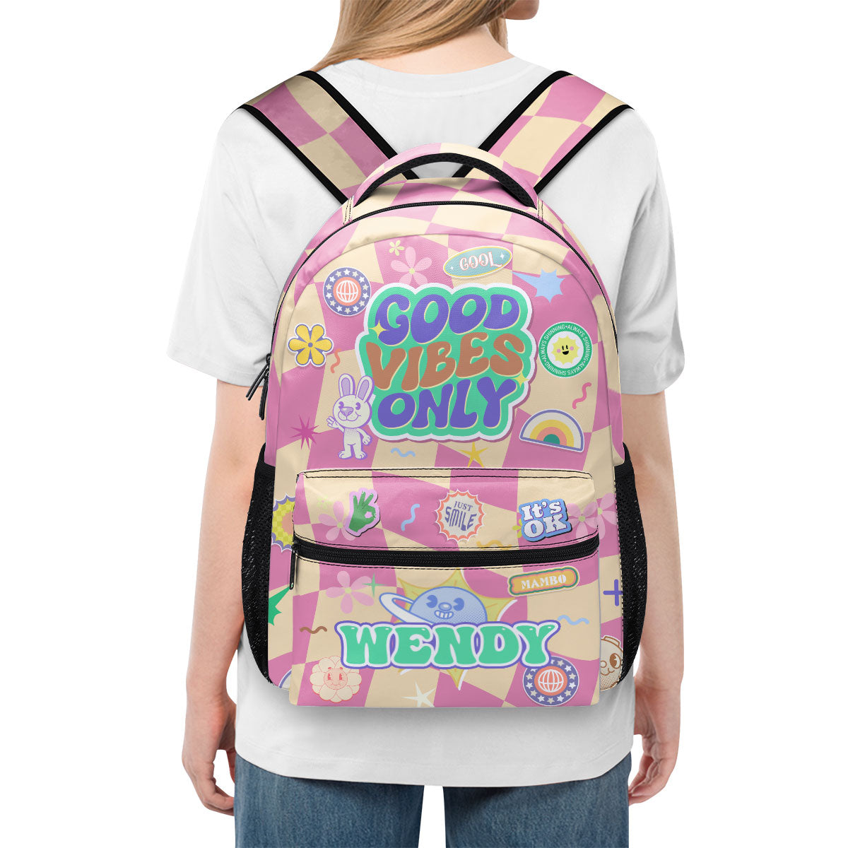 Good Vibes Only - Personalized Backpack for Kids