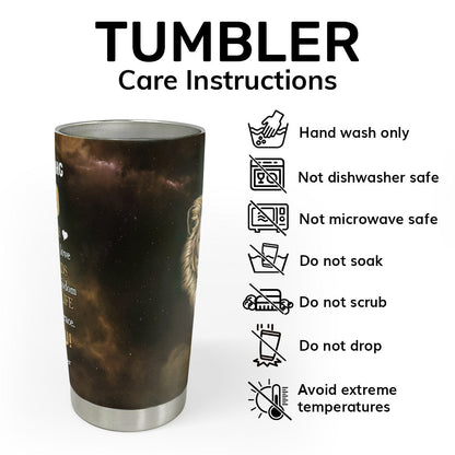 In Your Eyes, I've Seen God's Love - Personalized Stainless Steel Tumbler
