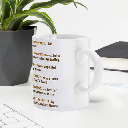 Thank You Pastor - Personalized Ceramic Coffee Mug