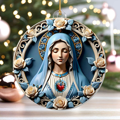 Sacred Heart Of Mary - Acrylic Ornament GOJS10056