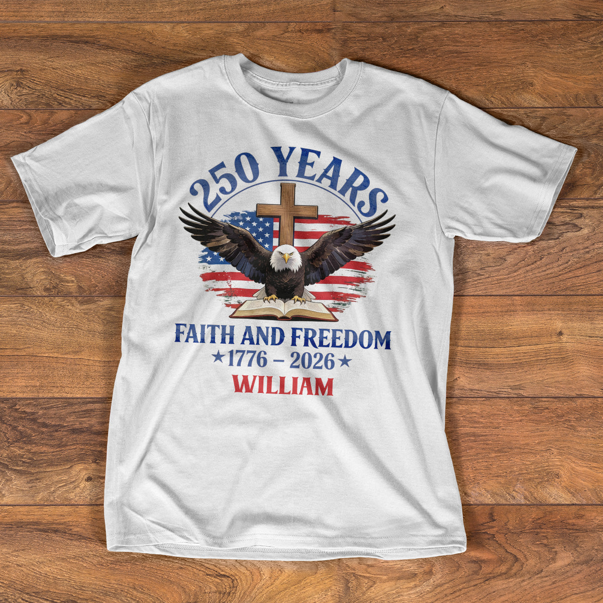 Faith And Freedom - Personalized 2D Unisex T-shirt GMJSTS200031