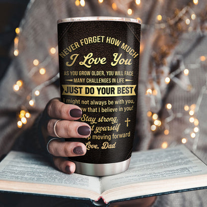 Fist Bump - Personalized Stainless Steel Tumbler for Him