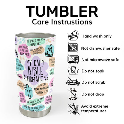 Faithful Drinkware - Personalized Stainless Steel Tumbler