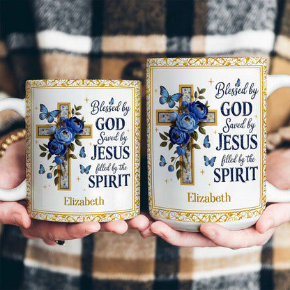 Blessed By God - Personalized Ceramic Coffee Mug