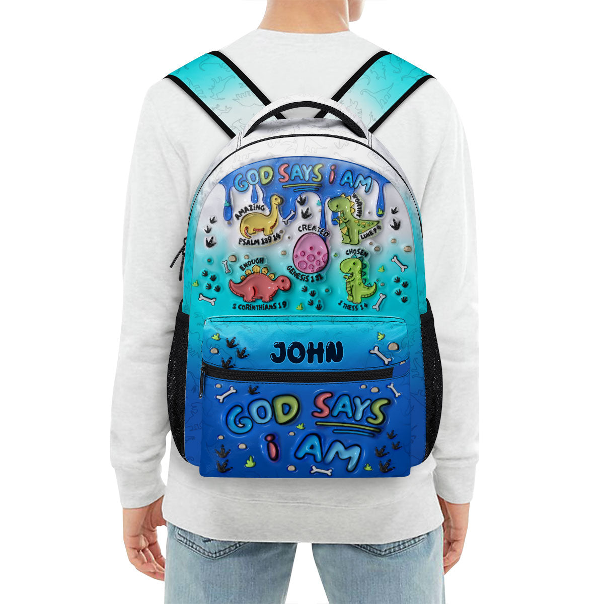 God Says You Are - Personalized Backpack for Kids