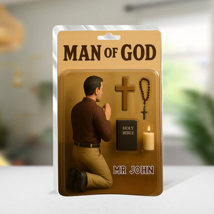 Man Of God - Personalized Acrylic Plaque Christian Decor GAPJS10233