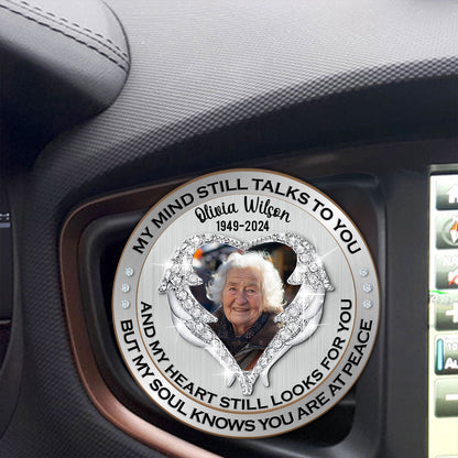 Peaceful Soul - Memorial Car Visor Clip Keepsake