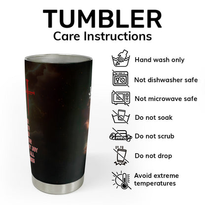 Jesus Is - Personalized Stainless Steel Tumbler - Christian Gift for Men