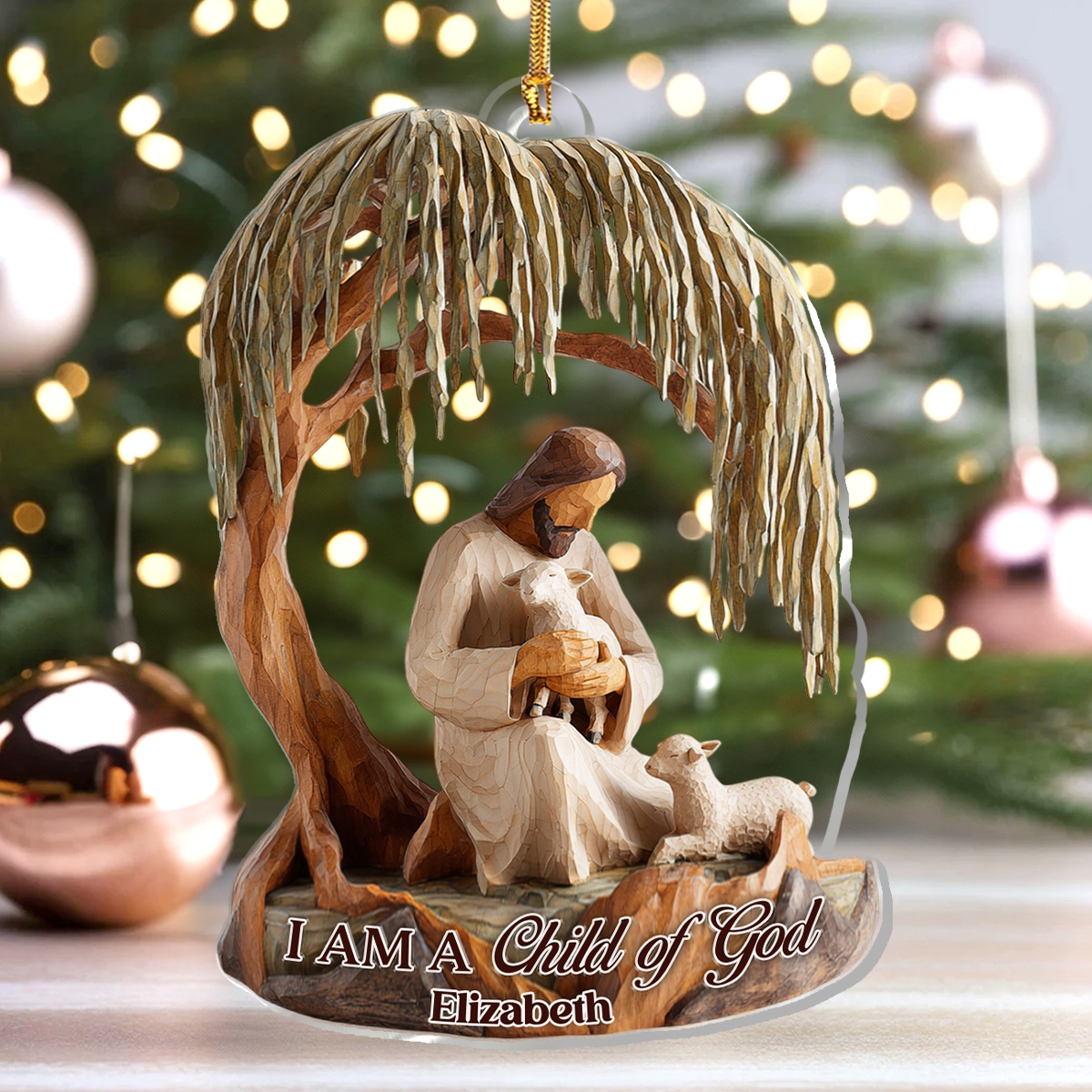 Child Of God - Personalized Acrylic Ornament GOJS10332