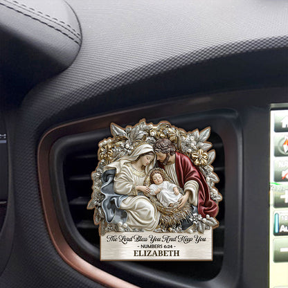 The Lord Bless You And Keep You - Personalized Car Visor Clip