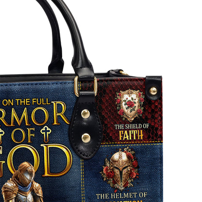 Armor Of God - Personalized Leather Handbag - Gift for Women GMJSLB200033