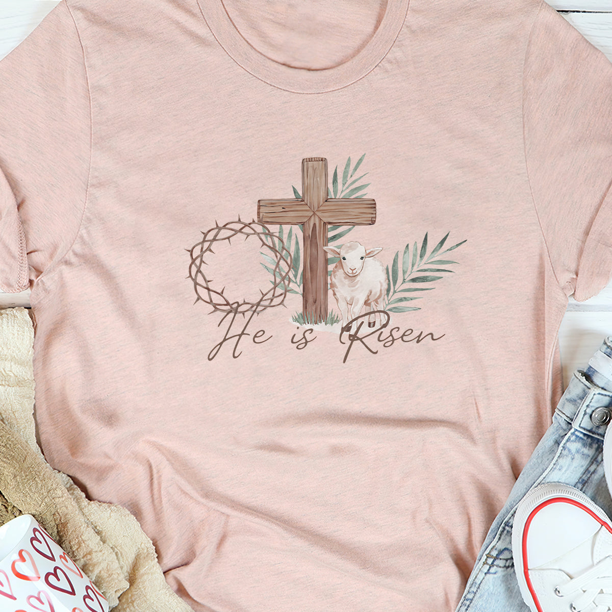 He Is Risen - 2D Unisex T-shirt GMJSTS200093