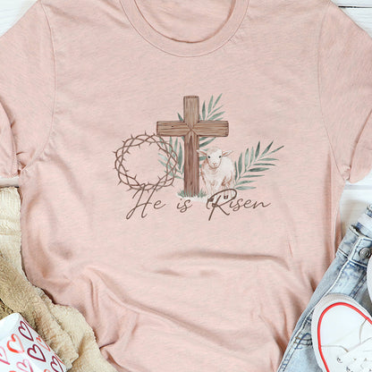 He Is Risen - 2D Unisex T-shirt GMJSTS200093