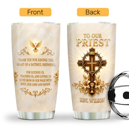 Faithful Shepherd - Personalized Tumbler