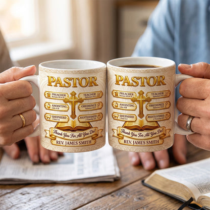 Faithful Shepherd - Personalized Ceramic Coffee Mug