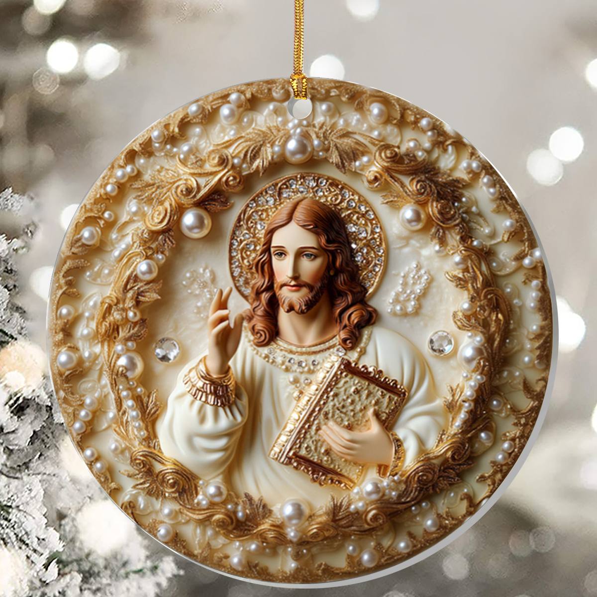 Christ The Teacher - Acrylic Ornament - Christian Faith Home Decor GOJS10064