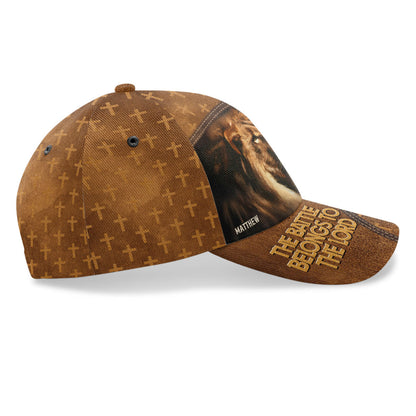 Battle Belongs To The Lord - Personalized Classic Cap