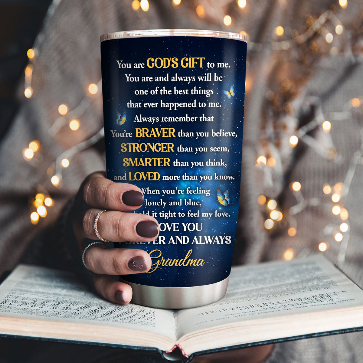 Endless Love In Every Sip - Personalized Stainless Steel Tumbler