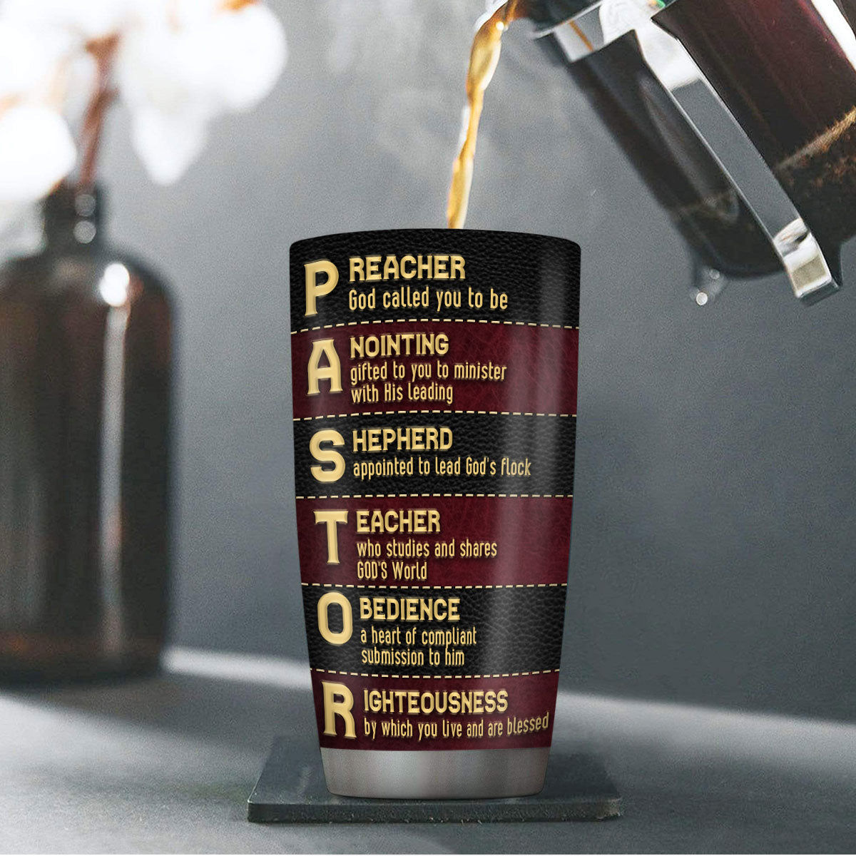 Faith-Inspired - Personalized Stainless Steel Tumbler 20oz