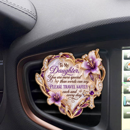 Guardian Love - Personalized Car Visor Clip for Daughter