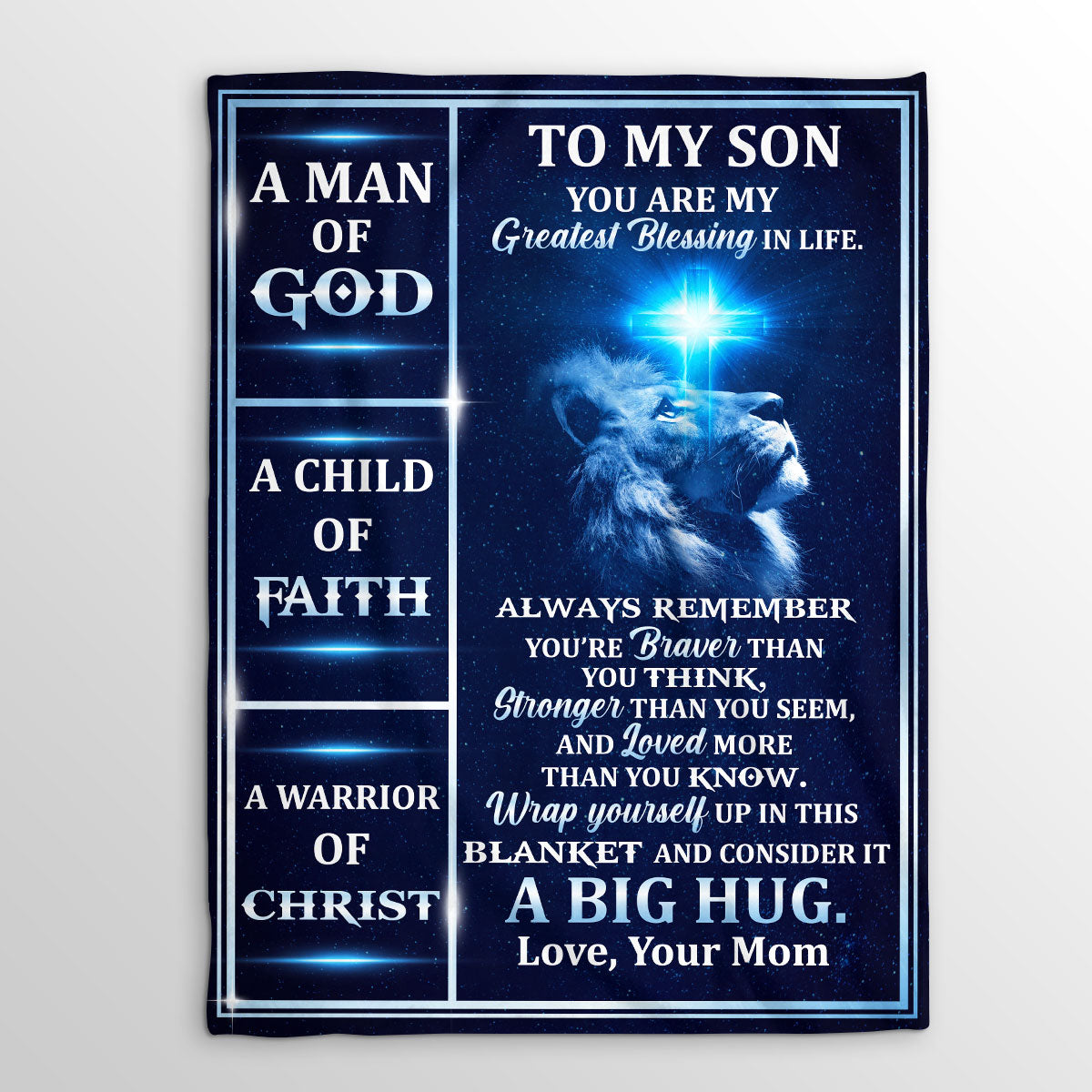 You Are My Greatest Blessing - Personalized Fleece Blanket GBJS10022