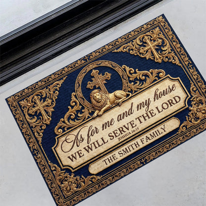Faith-Inspired Home Decor - Custom Doormat GDMJS10006