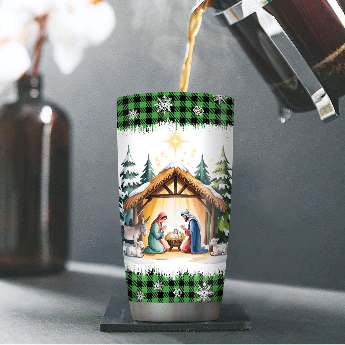 Faith-Inspired Gift - Personalized Stainless Steel Tumbler