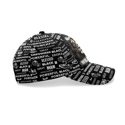 God Says I Am Black Man - Personalized Classic Cap