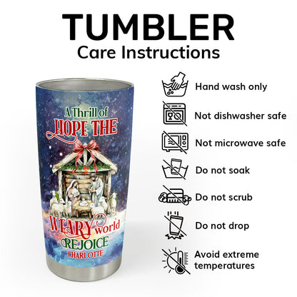 Hope - Personalized Stainless Steel Tumbler