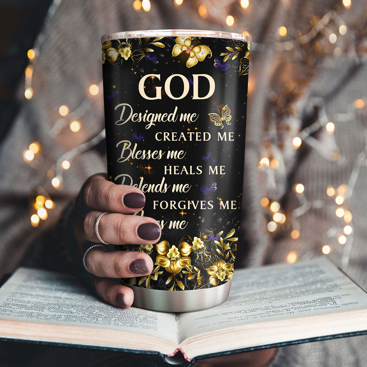 God Designed Me - Inspirational Faith Tumbler