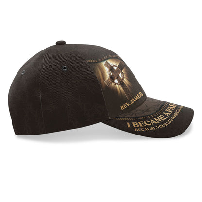 Faith and Sacrifice - Personalized Classic Cap for Pastor
